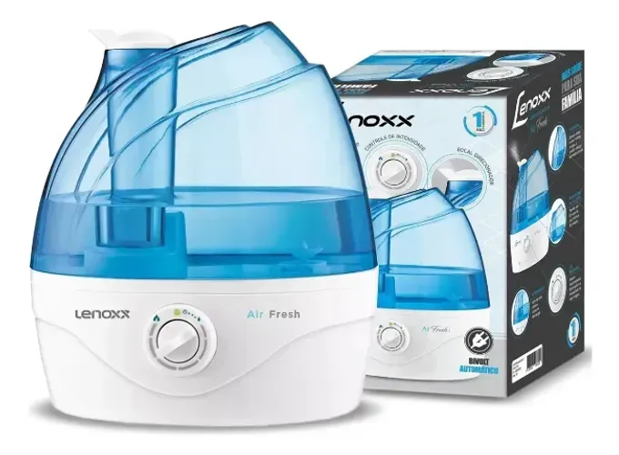 Umidificador de ar Air Fresh Lenoxx azul e branco