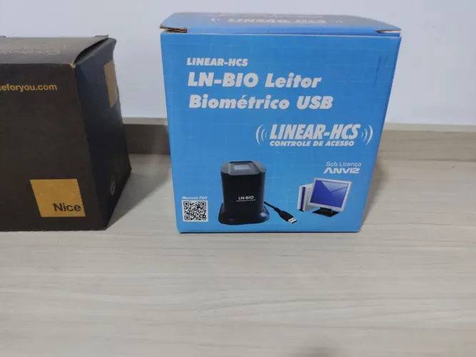 Leitor biométrico Linear-hcs(controle de acesso)