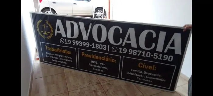 Placa para comercio