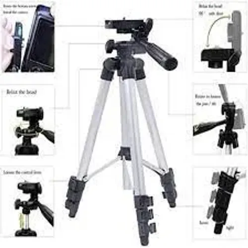 Tripé Câmera E Celular Foto Selfie Flexível Ajustável 1m