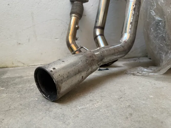 Escapamento Inox full com downpipe Hilux 