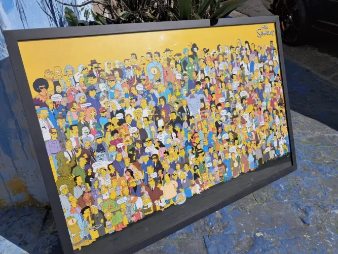 Quadro Decorativo Simpsons - Coleção de Personagens