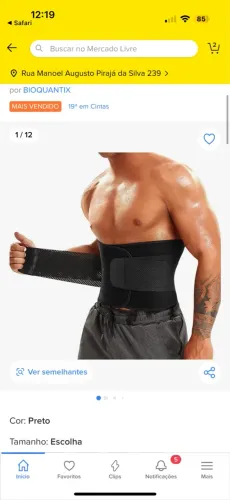 Cinta Modeladora Masculina - Fitness e Conforto