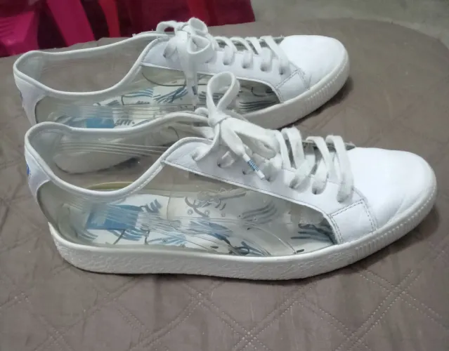 Tênis PUMA x Shantell Martin Clyde Clear transparente 43 original raridade
