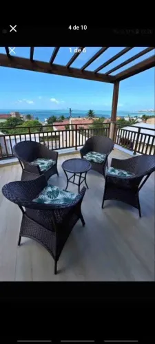Conjunto de Mesa e Cadeiras para Área Externa