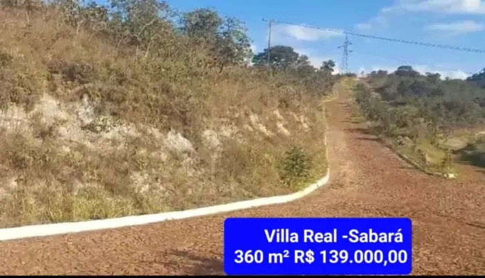 últimas unidades , Lotes a venda finaciados no Bairro Villa Real em Sabará