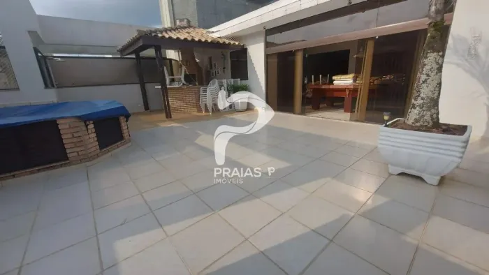 Cobertura com piscina, vista para o mar, mobiliada, 3 dormitórios, Enseada, Guarujá.