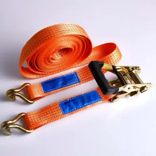 Cinta com Catraca para Amarração de Cargas 9 Metros x 50mm 5 Toneladas Mave Laranja