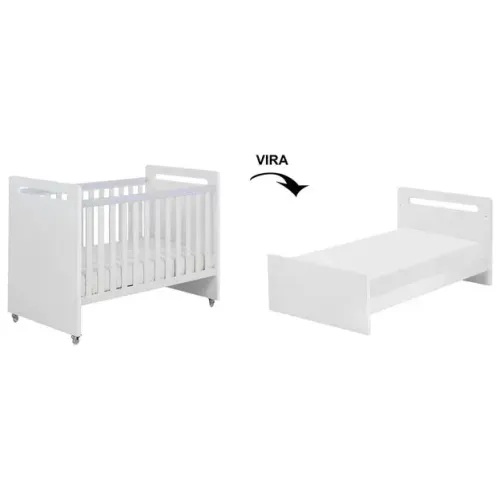 BERÇO NEW CLEAN 2 EM 1 (Berço/Mini-Cama)