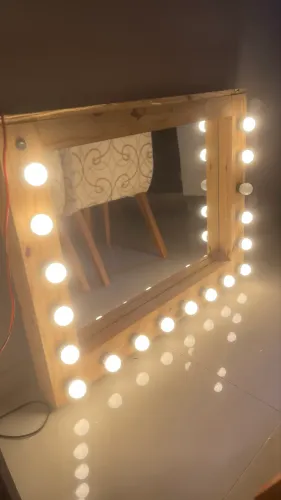 Espelho pra Camarim lâmpada led 