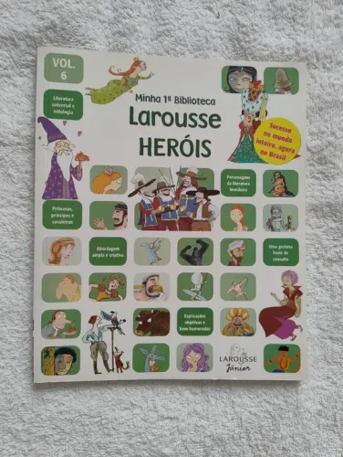 Livro Minha 1° Biblioteca Larousse: Enciclopédia - Heróis