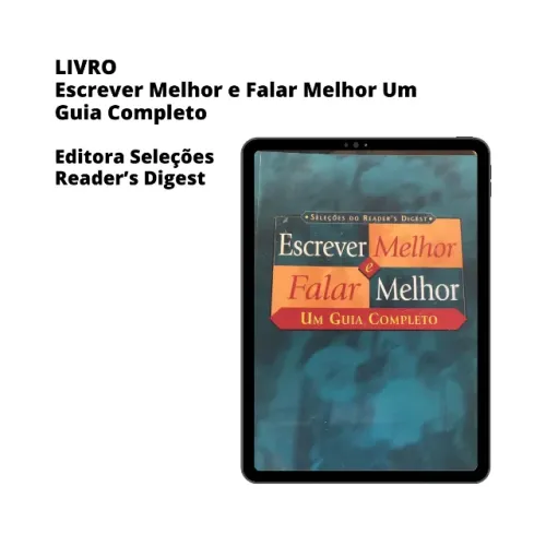 Livro Escrever Melhor e Falar Melhor Um Guia Completo