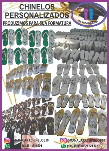 chinelo personalizado para formatura