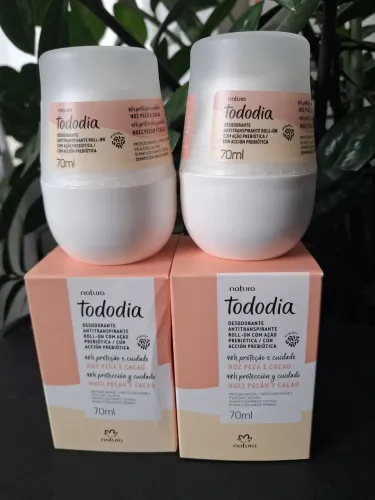 Promoção Kit Desodorante Tododia Roll on Noz peca e Cacau (2 x 70 ml)