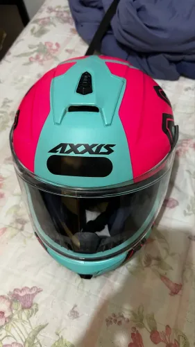 Capacete Axxis Draken Dekers Matte Tifany Pink