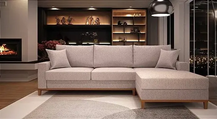 Sofá c/ chaise suica c/braco mesa- FRETE GRATIS / ENTREGA HOJE!!