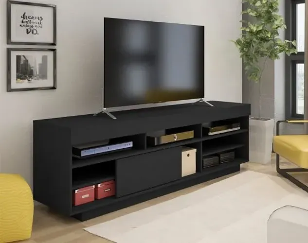 Rack Treviso com rodízios P/ TV até 65" - Entrega e montagem Grátis p/ Fortaleza