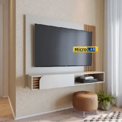 Painel para TV Goiânia 1.36m - Entrega e Monta na Parede