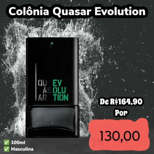 Colônia masculino quasar evolution 100ml