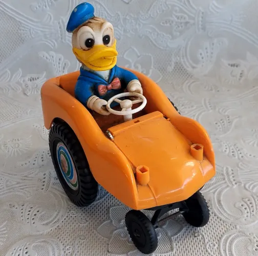 Brinquedo Antigo Buggymóvel Do Donald Da Estrela Anos 70