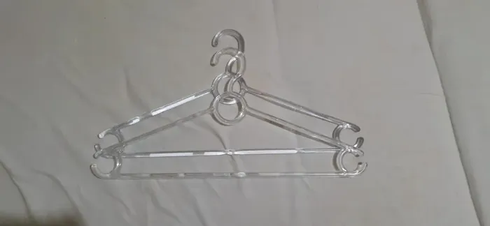 Kit 7 cabides transparente (medidas diferentes)