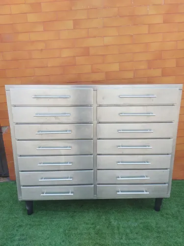 Bancada inox gavetas industrial 