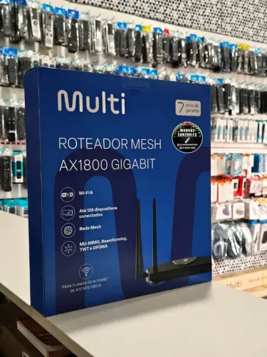 Roteador MESH Wi-Fi 6. Dinheiro ou Pix 
