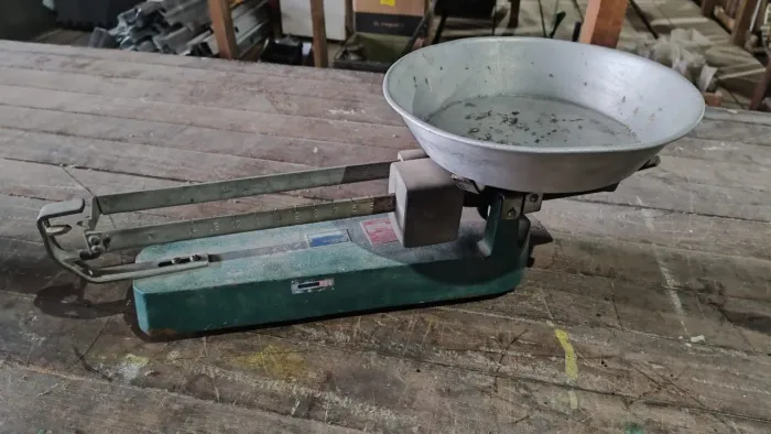 Balança antiga para comércio