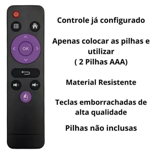 Controle Remoto para TV Box