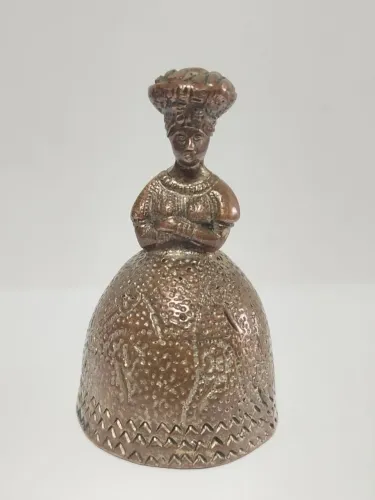 Sino de Mesa Em Bronze Baiana