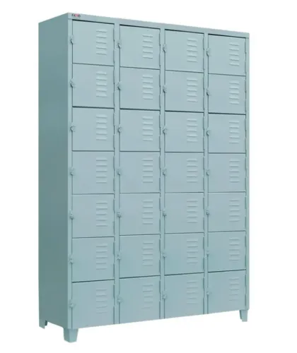 Roupeiro de Aço com 28 Portas Mini - Guarda Volumes com 28 Portas Mini - GRP8/28