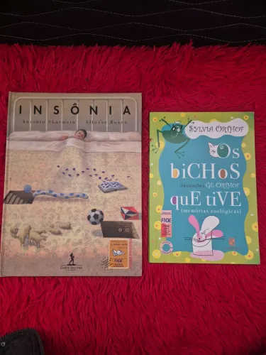Livro Insônia + Os bichos que tive
