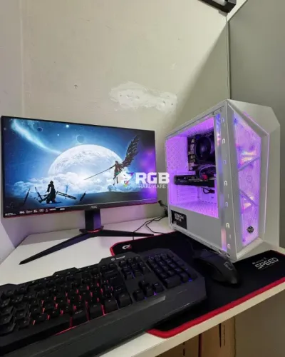 PC Gamer COMPLETO RYZEN 5 +RX6650+ 1 ano de garantia e em até 12x