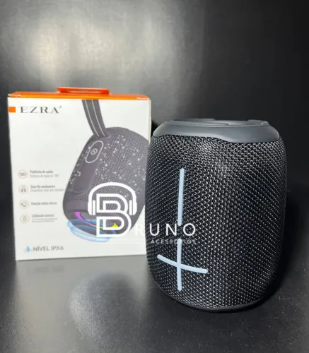 Caixa de Som Bluetooth Ezra - Impermeável - IPX6 - 2400 mAh