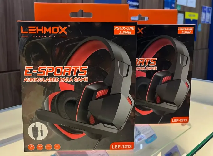 Headset Gamer LEHMOX E-Sports LEF-1213 para PS4/X-One