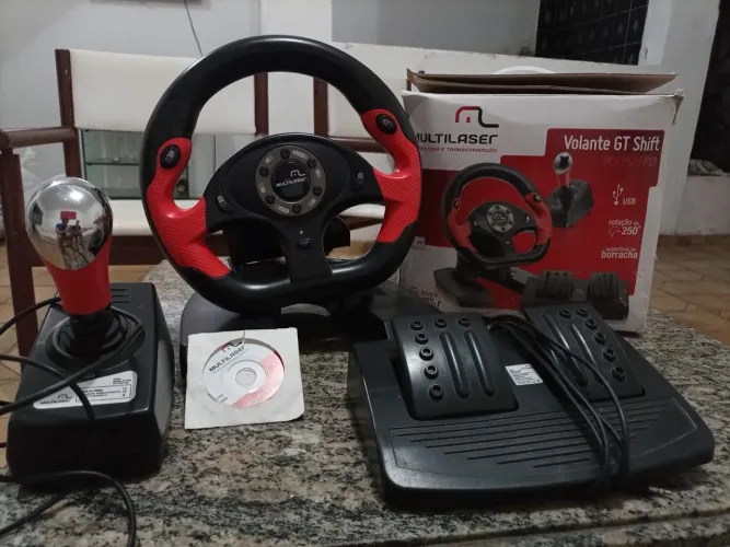 Volante gt shift pc / playstation 2 e 3
