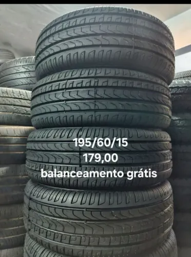 Pneus Remold  195/60/15 Tekystyre  Novo 