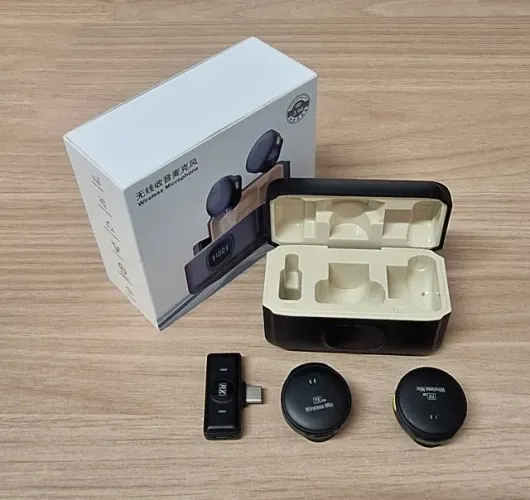 Microfone lapela Bluetooth para Celulares Tipo C