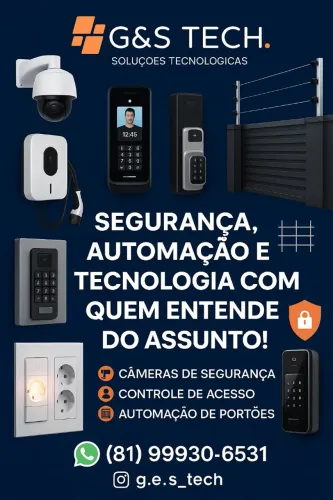 Instalação de  Câmera Segurança , elétrica,  portão automático 