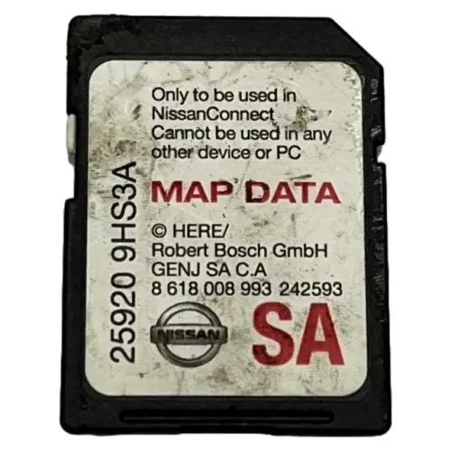 Cartão Sd Navegação Gps Map Data Nissan Kicks 2020 | 259209hs3a