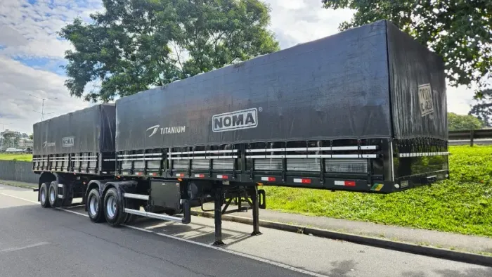 Bitrem Graneleiro Noma Titanium Ano 2021 Roda Disco Sem Pneus Compensado Naval 7.5mts x 2m