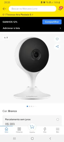 Camera intelbras im3c 