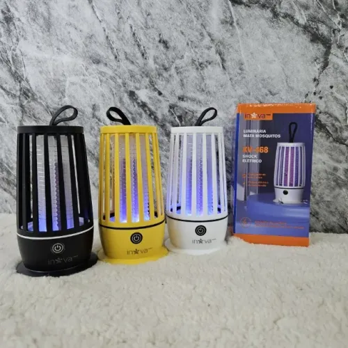 Luminária Mata Mosquito Armadilha Uv Abajour Led Repelente