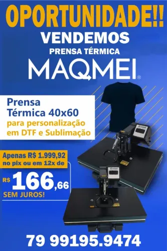 Prensa térmica Maqmei 40x60cm