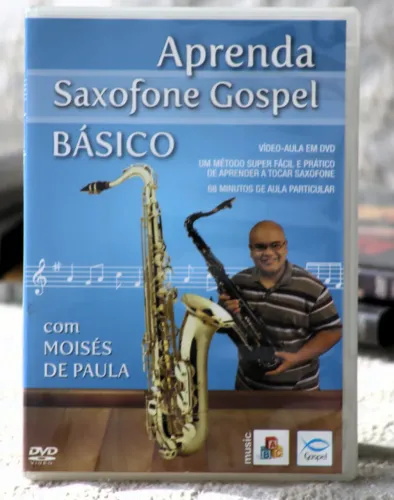 DVD Aprenda Saxofone Gospel