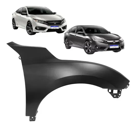 Paralama Honda Civic G10 2017 2018 2019 2020 2021 L.d Novo  Direito Passageiro
