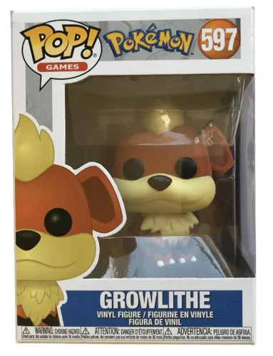 Boneco Funko Pop! Games Pokémon Growlithe 597 Original
