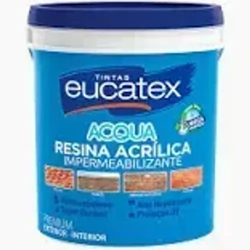 Resina Acrílica Eucatex Cerâmica Telha Base Água Acqua 18 L