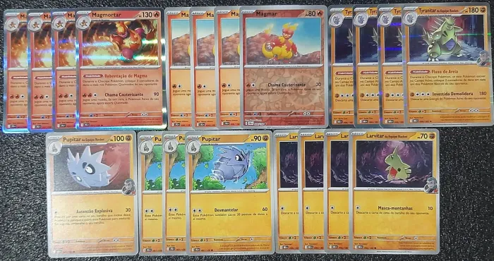 Deck magmortar magmar cartas originais de pokémon