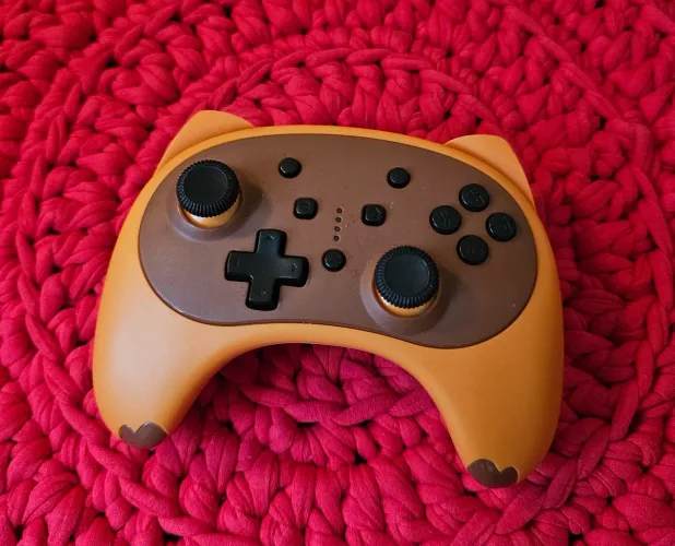Controle Nintendo Switch Tanooki (funciona no Pc)